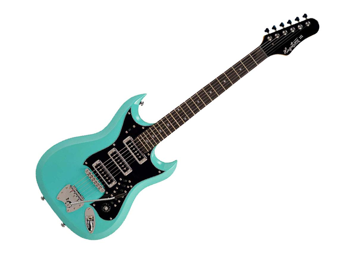 Hagstrom HIII-ABE Retroscape Series HIII Aged Sky Blue